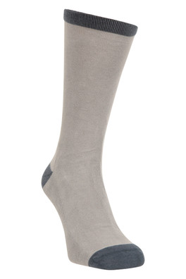 Travel Mens Anti-Mosquito Mid-Calf Socks - Grey