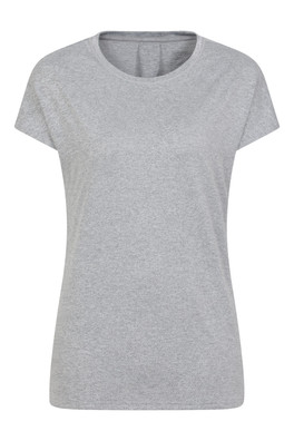 Flow Womens Loose Fit Active Top - Grey