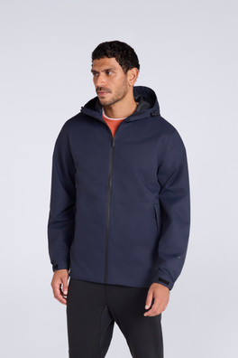 Pace Mens Waterproof Packable Jacket - Dark Blue