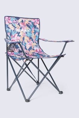 Folding Patterned Chair - Pink