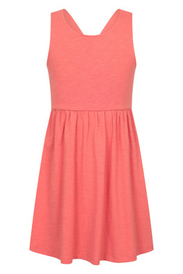 Lana Kids Dress - Coral