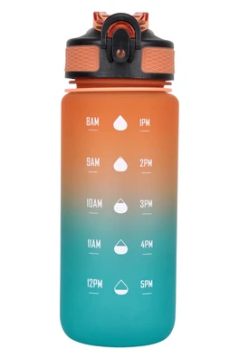 Push-Lid Ombre Bottle - 600ml - Mixed