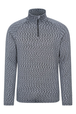 Power Mens Half Zip Midlayer - Black