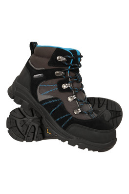 Edinburgh IsoGrip Kids Waterproof Hiking Boots - Blue