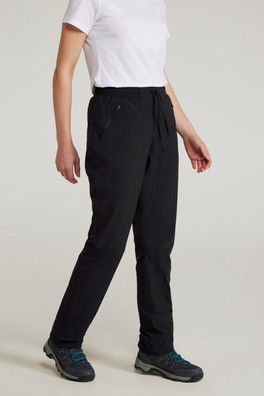 Winter Explorer Womens Fleece Lined Trousers - Black