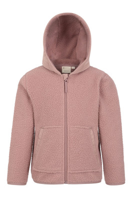 Willow Kids Sherpa Fleece Hoodie - Brown