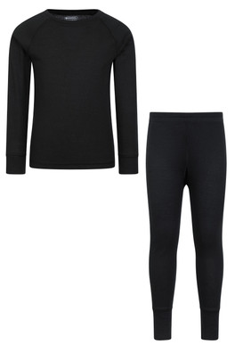 Ensemble De Vêtements De Base Unis Enfant Talus - Noir