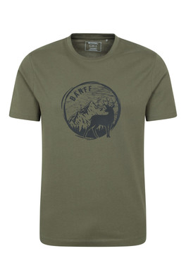 Regional Men Banff Graphic Ss T-Shirt - Kaki