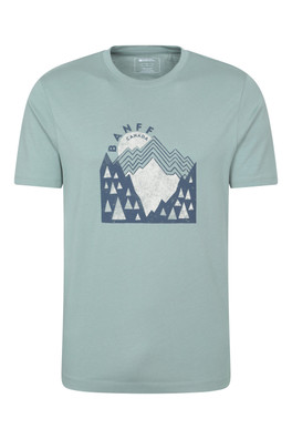 Regional Men Banff Graphic Ss T-Shirt - Kaki Pâle