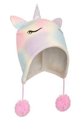 Rainbow Unicorn Kids Trapper Hat - Mixed