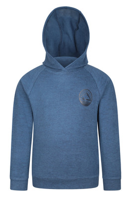 Strath Melange Super Soft Kids Hoodie - Navy