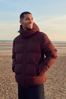 Nimbus Mens Padded Jacket - Dark Burgundy