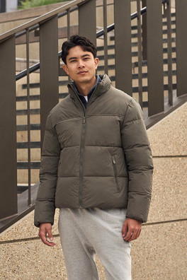 Volt Mens Padded Jacket - Dark Khaki