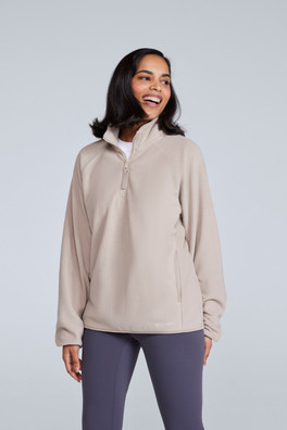 Polaire Demi-Fermeture Éclair Femme Stockholm - Beige