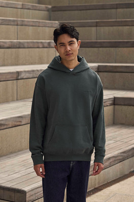 Icon Mens Drop Shoulder Hoodie - Green