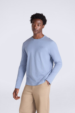 Otis Mens Long Sleeve T-Shirt - Blue