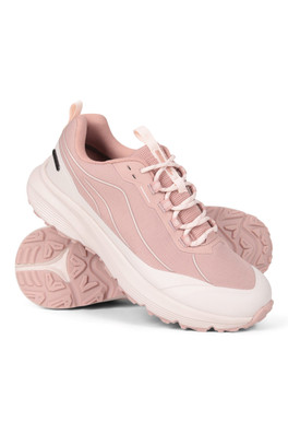 Momentum Womens Waterproof Trail Running Shoes - Pale Pink