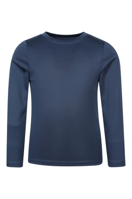 Aqua Kids Swimming Long Sleeve T-Shirt - Navy