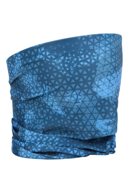 IsoCool Mens Patterned Seamless Headtube - Blue