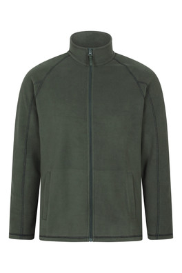 Ashbourne Mens Full Zip Fleece - Khaki