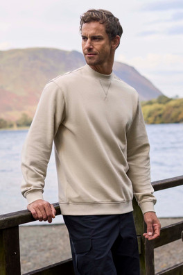 Hemsby Mens Sweatshirt - Light Beige