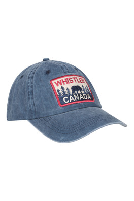 Canada Whistler Mens Baseball Cap - Blue
