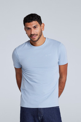 Icon Mens Slim Fit Tee - Light Blue