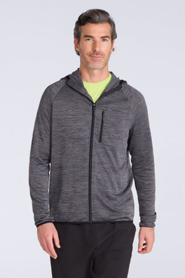 Marker Mens Active Hoodie - Grey