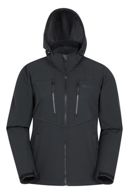 Genesis Womens Softshell Jacket - Jet Black