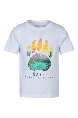 Banff Kids Short Sleeved Tee - White