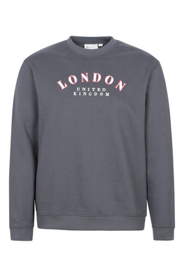 London Mens Sweatshirt - Charcoal