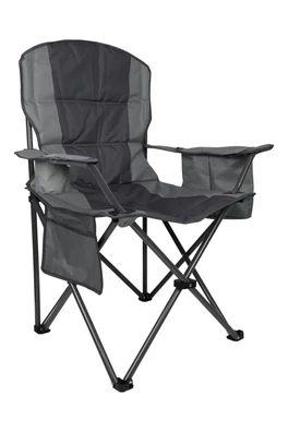 Deluxe King Chair with Cool Bag - Grey
