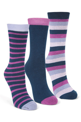 Welly Kids Sock - 3 Pack - Purple