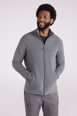 Raso Mens Full Zip Fleece - Dark Grey