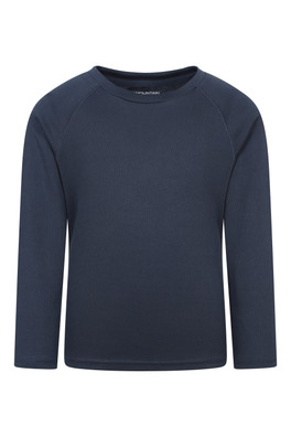 Endurance IsoCool Kids Long Sleeve Tee - Navy