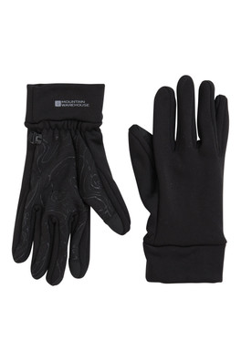 Grippi Fleece Lined Active Cycling Glove - Black