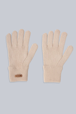 Rowan Knitted Gloves - Light Beige