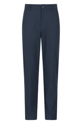 Nature Mens Chino Stretch Trousers - Navy