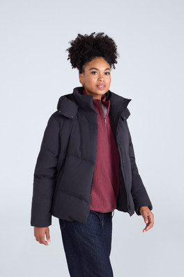 Tess Womens Down Jacket - Black