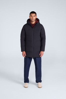 Mens Tech Down Heat Sealed Coat - Black