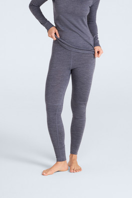 Womens Merino Baselayer Pants - Grey