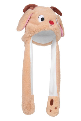 Cuddly Kids Xmas Trapper with Moveable Ears - Brown
