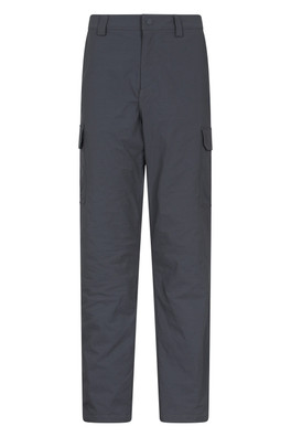 Winter Delta Mens Fleeced Lined Trouser Short - Dark Grey