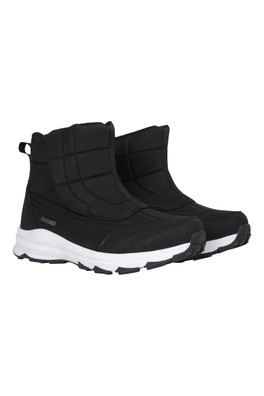 Chicago Womens Thermal Fleece Lined Snow Boot - Black