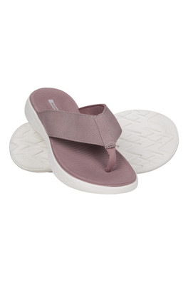 Rest Womens Comfort Flip Flops - Dark Pink