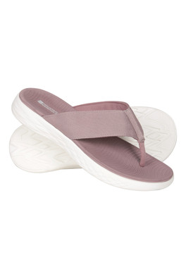 Rest Womens Comfort Flip Flops - Dark Pink