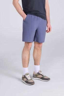 Albie Mens Stretch Active Shorts - Blue