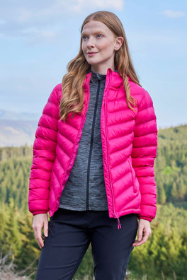 Seasons Womens Insulated Jacket - Bright Pink