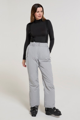 Moon II Womens Ski Pants - Medium Grey