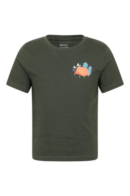 Tent Kids Short Sleeve T-Shirt - Khaki